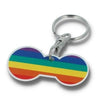 Branded Promotional PRIDE TROLLEY COIN MULTI EURO KEYRING Keyring From Concept Incentives.