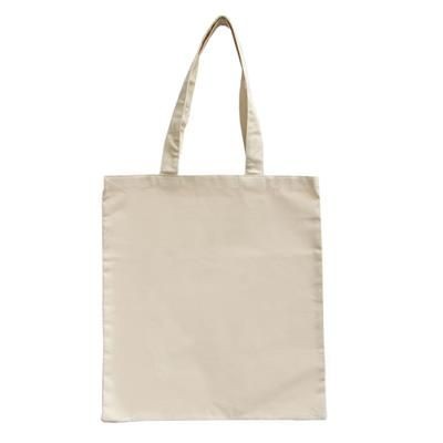 Branded Promotional LUXURY NATURAL CANVAS SHOPPER TOTE BAG Bag From Concept Incentives.