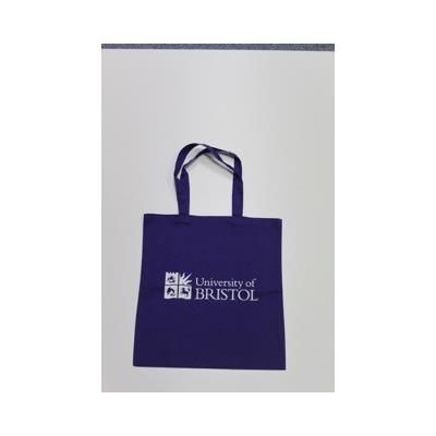 Branded Promotional COLOUR COTTON TOTE BAG Bag From Concept Incentives.