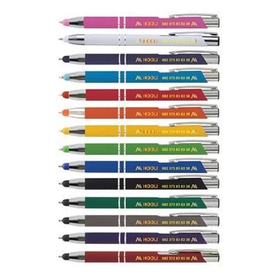 Branded Promotional CROSBY SOFT-TOUCH STYLUS PEN with Inkjet Print Pen From Concept Incentives.