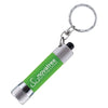 Branded Promotional MCQUEEN SOFT-TOUCH KEYRING in Bright Green Torch from Concept Incentives