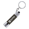 Branded Promotional MCQUEEN SOFT-TOUCH KEYRING in Grey Torch from Concept Incentives