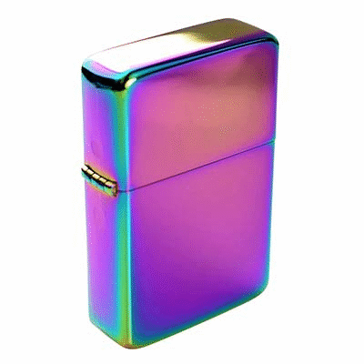 Branded Promotional BRASS STAR LIGHTER in Rainbow Lighter From Concept Incentives.
