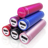Branded Promotional METALLIC LIPSTICK-STYLE POWER BANK Charger From Concept Incentives.