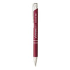 Branded Promotional CROSBY MATTE BALL PEN in Burgundy Pen From Concept Incentives.