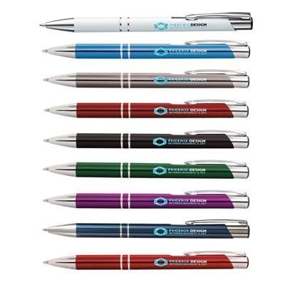 Branded Promotional CROSBY SHINY BALL PEN with Inkjet Print Pen From Concept Incentives.