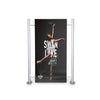 Branded Promotional 500MM STRAIGHT ALUMINIUM METAL PANEL KIT B Banner From Concept Incentives.