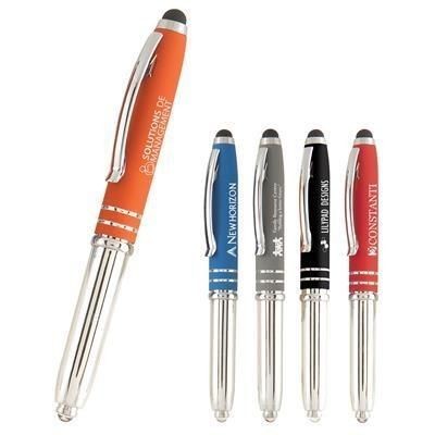 Branded Promotional BRANDO SOFT-TOUCH STYLUS PEN with Inkjet Print Pen From Concept Incentives.