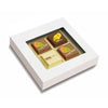 Branded Promotional 4X15G PRALINE CHOCOLATE Chocolate From Concept Incentives.