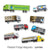 Branded Promotional VARIOUS LORRY SHAPE FLEXIBLE FRIDGE MAGNET Fridge Magnet From Concept Incentives.