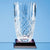 Branded Promotional 23CM LEAD CRYSTAL PANELLED BARREL VASE Award From Concept Incentives.