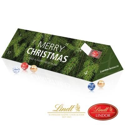 Branded Promotional LINDT PRISM ADVENT CALENDAR Calendar From Concept Incentives.