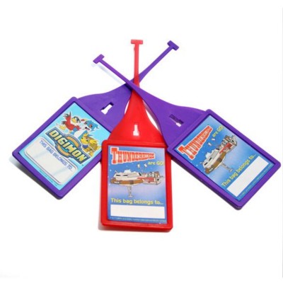 Branded Promotional PLASTIC LUGGAGE TAG Luggage Tag From Concept Incentives.