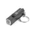 Branded Promotional CUBOID TORCH KEYRING in Black Torch From Concept Incentives.