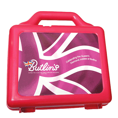 Branded Promotional PLASTIC LUNCH BOX Lunch Box From Concept Incentives.
