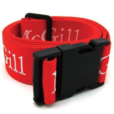 Branded Promotional COARSE WEAVE LUGGAGE STRAP Luggage Strap From Concept Incentives.