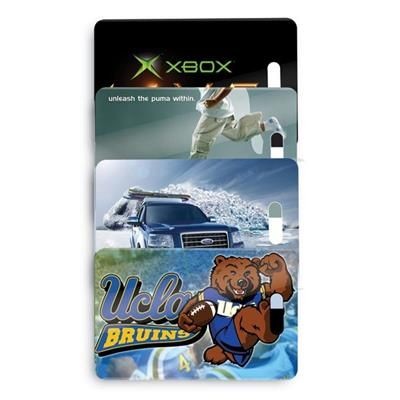 Branded Promotional LAMINATED FULL COLOUR LUGGAGE TAG Luggage Tag From Concept Incentives.