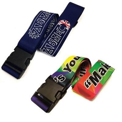 Branded Promotional POLYESTER LUGGAGE STRAP Luggage Strap From Concept Incentives.