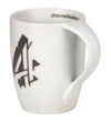 Branded Promotional LYNMOUTH MUG in White Mug From Concept Incentives.