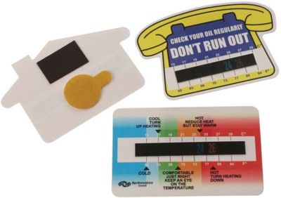 Branded Promotional TEMPERATURE GAUGE CARD Thermometer From Concept Incentives.