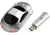 Branded Promotional USB CORDLESS OPTICAL COMPUTER MOUSE in Silver Mouse From Concept Incentives.