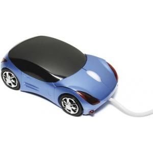 Branded Promotional CAR SHAPE USB OPTICAL COMPUTER MOUSE in Blue Mouse From Concept Incentives.