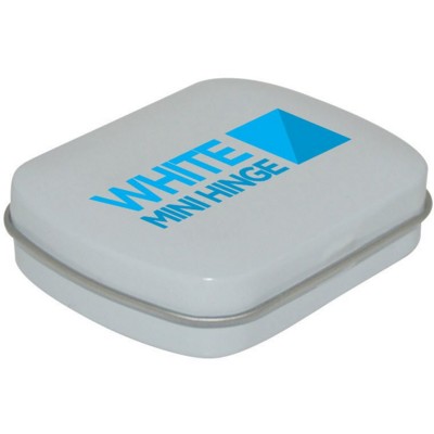 Branded Promotional MINI HINGE MINTS TIN Chocolate From Concept Incentives.