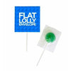 Branded Promotional FLAT LOLLY ENVELOPE Lollipop From Concept Incentives.