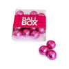 Branded Promotional BOX OF FOILED MILK CHOCOLATE BALLS Chocolate From Concept Incentives.