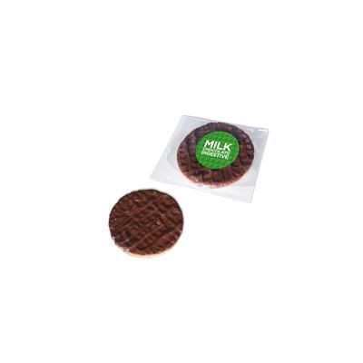 Branded Promotional MILK CHOCOLATE DIGESTIVE Biscuit From Concept Incentives.