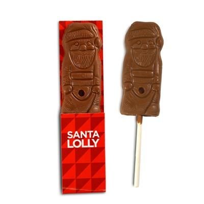Branded Promotional SANTA LOLLY Lollipop From Concept Incentives.