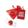 Branded Promotional LINDT TRUFFLE ORGANZA BAG Chocolate From Concept Incentives.