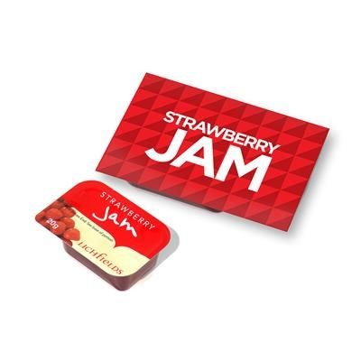 Branded Promotional STRAWBERRY JAM TASTY TOPPER Jam From Concept Incentives.
