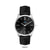 Branded Promotional ULTRA SLIM MATCHING LADIES & GENTS STAINLESS STEEL METAL WATCH in Black Watch From Concept Incentives.