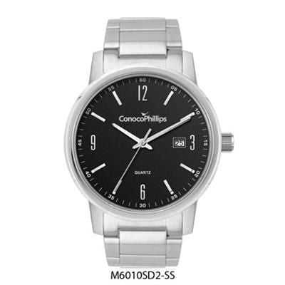 Branded Promotional STAINLESS STEEL METAL FOLDED STRAP GENTS WATCH Watch From Concept Incentives.