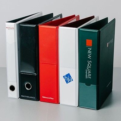 Branded Promotional PVC FOLDER Ring Binder From Concept Incentives.