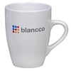 Branded Promotional MARROW CERAMIC POTTERY MUG in White Mug From Concept Incentives.