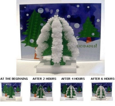 Branded Promotional MAGIC GROWING CHRISTMAS GREETINGS CARD Christmas Card From Concept Incentives.