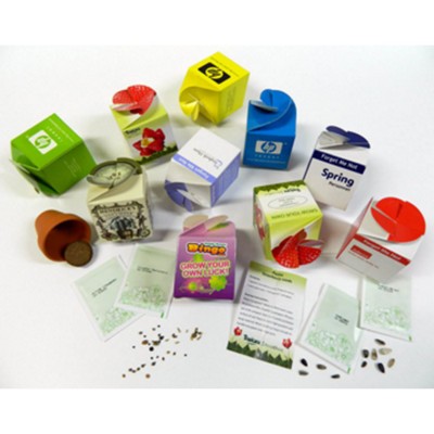 Branded Promotional BESPOKE MINI BOX KIT Seeds From Concept Incentives.