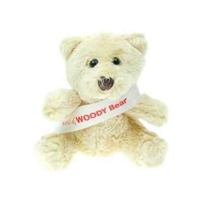 Branded Promotional 10CM MINI BEAR with Sash Soft Toy From Concept Incentives.