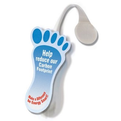 Branded Promotional FOOT SHAPE SHELF WOBBLER Shelf Wobbler From Concept Incentives.