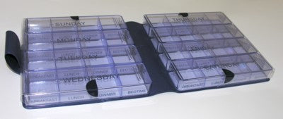 Branded Promotional MEDIMAX 8 DAY PILL HOLDER Pill Box From Concept Incentives.