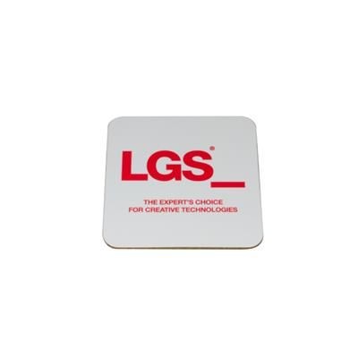 Branded Promotional MELAMINE SQUARE COASTER Coaster From Concept Incentives.