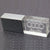 Branded Promotional METAL CRYSTAL STYLE USB FLASH DRIVE MEMORY STICK in Silver Memory Stick USB From Concept Incentives.