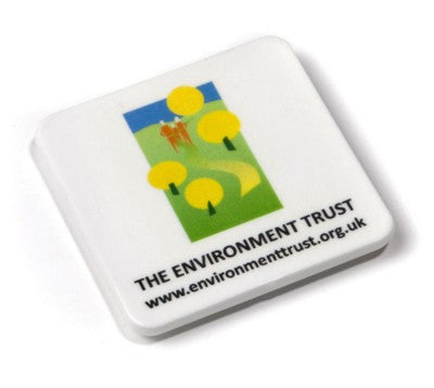 Branded Promotional RECYCLED 45MM SQUARE FRIDGE MAGNET Fridge Magnet From Concept Incentives.