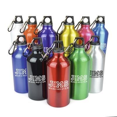 Branded Promotional POLLOCK METAL DRINK BOTTLE Sports Drink Bottle From Concept Incentives.