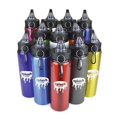 Branded Promotional CHERUB METAL WATER BOTTLE Sports Drink Bottle From Concept Incentives.