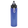 Branded Promotional CHERUB METAL WATER BOTTLE in Blue Sports Drink Bottle From Concept Incentives.