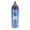 Branded Promotional CHERUB METAL WATER BOTTLE in Cyan Sports Drink Bottle From Concept Incentives.