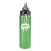 Branded Promotional CHERUB METAL WATER BOTTLE in Green Sports Drink Bottle From Concept Incentives.